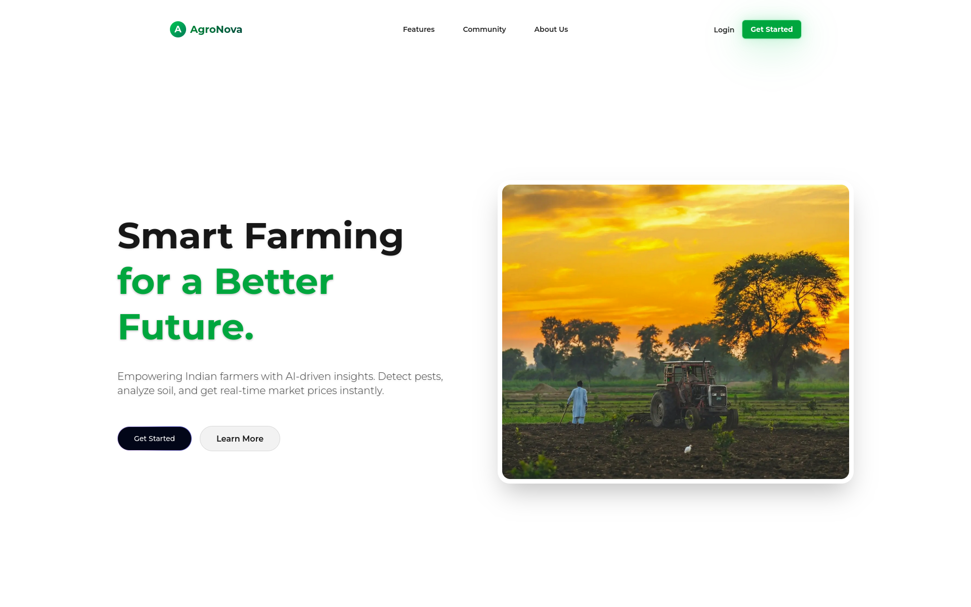 AgroNova | AI-Powered Smart Farming Assistant
